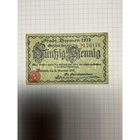 Нотгельд 50 пфеннигов (Германия Веймарская республика). -2612