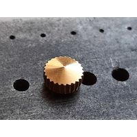 Новая Позолоченная Головка Заводная d-6 мм на Часы СССР.