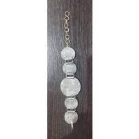 Браслет женский мельхиор с натуральным камнем .