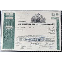 Акция, Air Reduction Company Inc, 100 акций, 1967