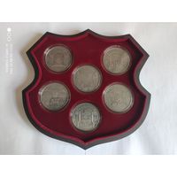 Путь Скорины(Шлях Скарыны). Серебро. Полный КОМПЛЕКТ серии (ВСЕ 6 МОНЕТ, номиналом 20 рублей). Полоцк, Краков, Падуя, Венеция, Прага, Вильно. ВСЕГО 100 комплектов! РЕДКОСТЬ!ИДЕАЛ! ШЕДЕВР!!! ОРИГИНАЛ