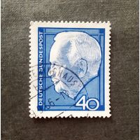 Марка Германия 1964 год Генрих Любке