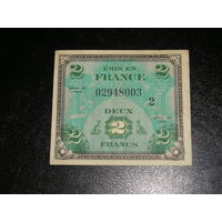 Франция, Союзная Оккупация 2 Фр. 1944