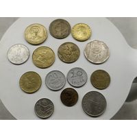 Лот иностранных монет. Двацарики. С 1 рубля!