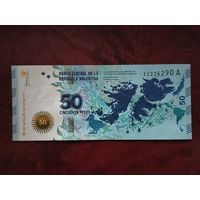 50 песо Аргентина 2015 г. Мальвинские острова.