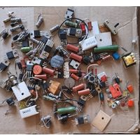 Сборный лот радиодетали N1, резистор, микросхема, диод