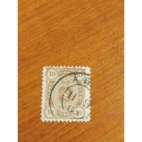 1881 Россия Великое княжество Финляндское Лин 1121/2 герб (5-8)