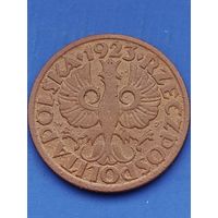 Польша II Республика(1919-1939) 5 грошей 1923г.(3), без мц.