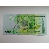 Уганда 5000 UNC c рубля