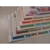 Беларусь 2000: 10+20+50+100+500+1000 aUNC