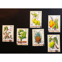 Сан Томе и Принсипе 1981 г. Фрукты. Всемирный день продовольствия. События. Флора, полная серия из 6 марок #0232-Ф1P45