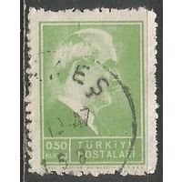 Турция. Мустафа И.Инёню. Второй Президент. 1942г. Mi#1135.