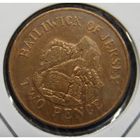 Джерси 2 пенса 2006 г