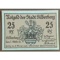 Нотгельд 25 пфеннигов 1921 год. Зильберберг,. Веймарская республика