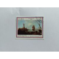 Марки   Живопись   Куба 1983 год   1  шт -0,50 руб.