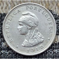 Португальская Индия 1 рупия 1912 года. Серебро. Сторгуй за свою цену, предложи обмен! Y110