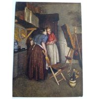 1957. Рянгина. В мастерской художника