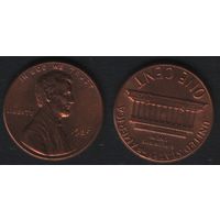 США km201b 1 цент 1985 год (-) (_3 ТОРГ ЛЮБОЙ