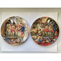 Тарелка декоративная, фарфор, Англия.