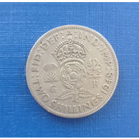 Великобритания 2 шиллинга 1948 год c IND: IMP:
