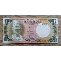 Werty71 СЬЕРРА-ЛЕОНЕ 1 ЛЕОНЕ 1981 UNC банкнота
