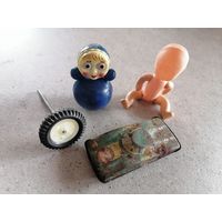 Игрушки СССР неваляшка пупс металлическая машинка лотом