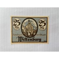 Нотгельд 25 пфеннигов. Виттенбург. Веймарская республика - 04