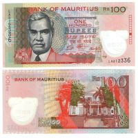 Маврикий 100 рупий 2024  год UNC (полимер)