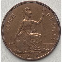 Великобритания 1 пенни 1948 г.