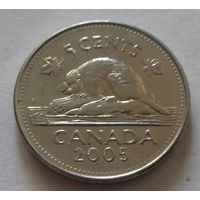 5 центов, Канада 2005 P