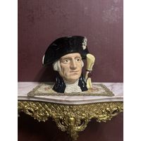 Очень большой коллекционный бокал с изображением Джорджа Вашингтона, 1976 год, клеймо, много лотов с рубля