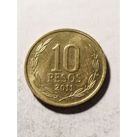 Чили 10 песо 2011