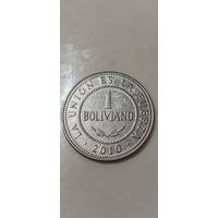 Боливия 1 боливиано 2010