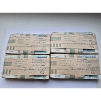 Корешок 5000 рублей 1992 года (100 бон). Забандеролен Элексбанк 26 ноября 1993 года. Кассир Анашкина И.А.