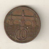 Чехословакия 10 геллер 1926