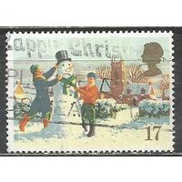 Британия. Рождество. 1990г. Mi#1300.