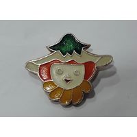 Значок "Дюймовочка" СССР. Алюминий.