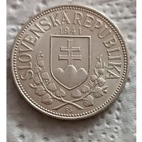 Словакия 20 крон 1941 с блеском