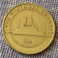 Жетон 2015 года.  "Нотр Дам Де Пари"