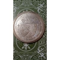 Остров Мэн 1 крона 1984 500 лет геральдической палате