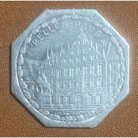 Германия Нюрнберг нотгельд 20 пфеннигов 1921 Дом Пеллера трамвайный жетон