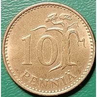 Финляндия, 10 пенни 1981 г.