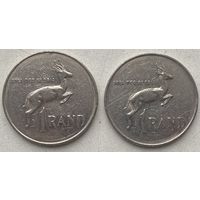 ЮАР 1 ранд 1987 г. Цена за 1 шт.