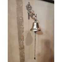 Колокольчик придверный, оберег, на подвеске. Бронза (латунь).