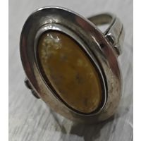 Колечко с камнем. Серебро, царизм. Мухин. 4.2гр