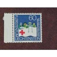 Лиштенштейн** Красный крест полная серия без наклеек и их следов