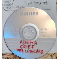 DVD MP3  полная дискография ADEMA, GRIEF, YELLOWCARD (Alternative rock, Nu metal, Sludge metal, Punk rock) - 1 DVD