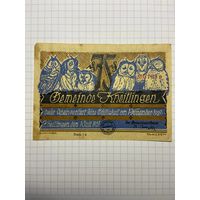 75 пфенигов (нотгельды) г. Германия.-2012