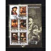 Корея Северная 1983, Картины Рембрандта, Mi 8,25, К195