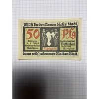 Нотгельд 50 пфеннигов (Германия Веймарская республика). -2612